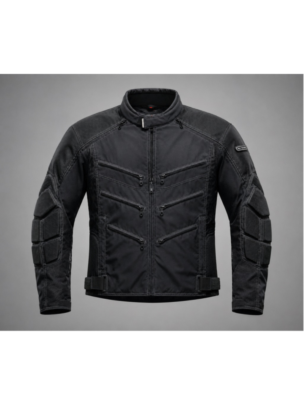Tour Master Triton Motorcycle Jacket Black Armored Mesh Biker Moto Y2K 2003, M